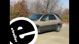 etrailer  Trailer Wiring Harness Installation  2004 Buick Rendezvous [upl. by Eerpud181]