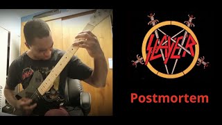 Slayer  Postmortem guitar cover [upl. by Junie]