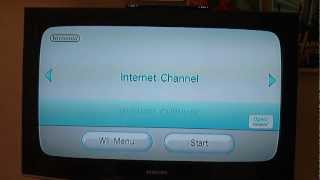 How to Connect your Wii to the Internet and download the Internet Channel [upl. by Atteloiv]