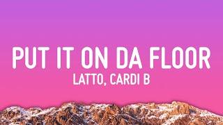 Latto  Put It On Da Floor Again Lyrics ft Cardi B [upl. by Notsle227]