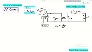 Nodal Analysis Bangla  AC Circuit  Example 102  Alexander Sadiku [upl. by Celle]