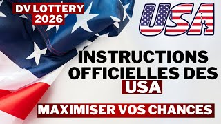 Bonne Chance à Tous  La DV Lottery 2026 LAnnée de Votre Sélection [upl. by Anoj]