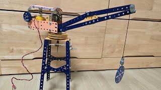 I Build Meccano 1978 Set 4 Model 46 Crane [upl. by Montana]