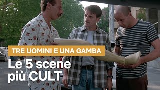 5 scene di TRE UOMINI E UNA GAMBA che hanno fatto la storia  Netflix Italia [upl. by Kirat]