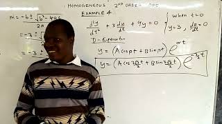 Homogeneous 2nd Order ODEs  DOPERATOR Method  Example 4 [upl. by Faubion]