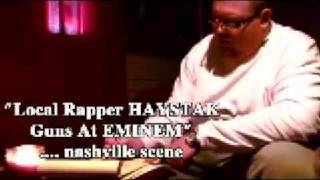 EMINEM OFFICIALLY PIMP SLAPPED BY HAYSTAK UNDERGROUND KINGPIN DISS VIDEO LMAO [upl. by Netsrek339]