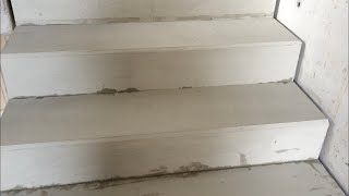 Tutorial Betonoberfläche Sichtbeton TREPPE selber reparieren  DIY Betonkosmetik TON VERBESSERT [upl. by Caniff]