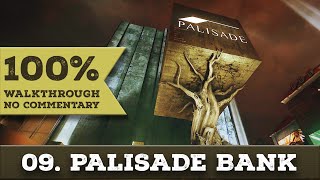 Deus Ex Mankind Divided Walkthrough PacifistAll Collectibles part 9 PALISADE PROPERTY BANK [upl. by Atyekram]