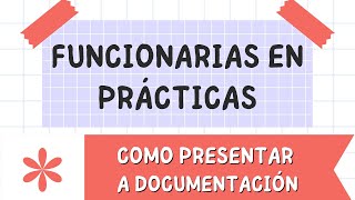 🆕 Como presentar a documentación se aprobaches as oposicións [upl. by Odlanra]