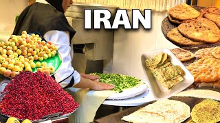 Baking Kurdish Bread and Crowded Bazaar in Tehran Iran  Tajrish and Grand Bazaar [upl. by Safire]