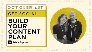 Get Social Build Your Content Plan with Adobe Express [upl. by Adnwahsal288]