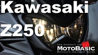 Z250 Kawasaki2013 外観と排気音 Kawasaki NEW Z250 2013 STYLING amp DETAIL [upl. by Bremer]