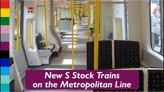 New SStock Trains on the Metropolitan Line [upl. by Machutte]