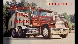 Ford Ltl 9000 restoration episode 1 I get blasted and wheeled [upl. by Dygert]