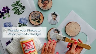 DIY Learn how to Easily Transfer your Photos onto Wood with Mod Podge [upl. by Hebner733]