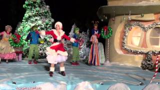 Whoville on the Backlot at Night Grinchmas 2012 Universal Studios Hollywood [upl. by Avivah]