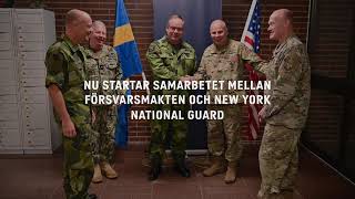 Samarbete Försvarsmakten och New York National Guard [upl. by Zed]