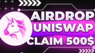 Uniswap COIN  AIRDROP 500  Uniswap news today [upl. by Alec141]