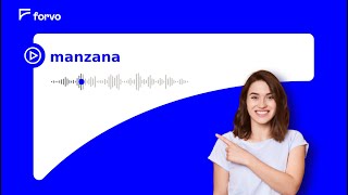 How to pronounce manzana in Spanish [upl. by Enneira]