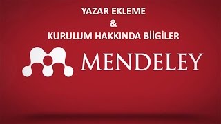 Mendeley kullanımı Türkçe Anlatım [upl. by Yeleak]