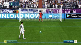 Real Madrid vs AC Horsens  FC23 Penalty Shootout Ronaldo Messi Neymar Mbappe Penalty kick goals [upl. by Stoat]