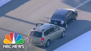 Intense Police Chase And Carjacking  Archives  NBC News [upl. by Nahallac]