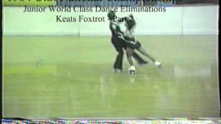 1984 US National Roller Skating Championships  Junior World Class Dance Elim  Keats Foxtrot  2 [upl. by Dowell]