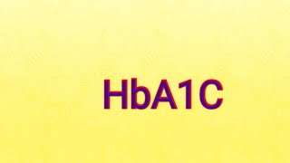 HbA1C  Biochemistry  Glycated Hemoglobin hba1c [upl. by Essilrahc]