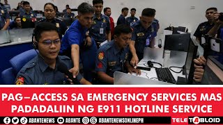 Pagaccess sa emergency services mas padadaliin ng e911 hotline service [upl. by Aicenat637]