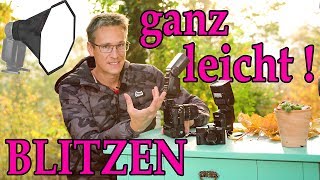 FOTOGRAFIEREN LERNEN 📸 Blitzen einfach erklärt 1 Anfänger Tutorial [upl. by Yenffit]