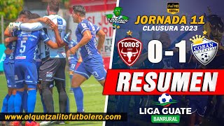 VICTORIA DEL CAMPEÓN Malacateco 0 vs Cobán Imperial 1  Jornada 11 Clausura 2023 RESUMEN [upl. by Marilou]