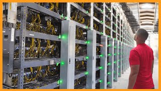 Inside a Billion Dollar Bitcoin Mining Farm [upl. by Nuahsak]