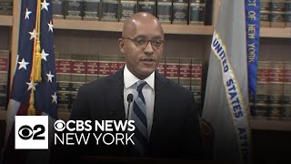 Feds charge NYC Mayor Eric Adams with bribery  Full press conference [upl. by Esilram]