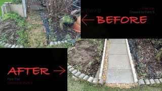 Paved Garden Walkway  Part 3 Final [upl. by Zetra]