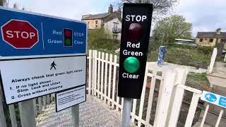 Hard Platts No1 MWL Foot Level Crossing Lancashire Tuesday 16042024 [upl. by Omle]