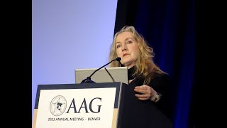 AAG 2023 Honorary Geographer Rebecca Solnit [upl. by Bonita]