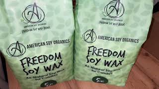 Freedom Soy Wax Beads for Candle Making Natural Candle Making Supplies Paraffin Free Beeswax Fr [upl. by Didier]