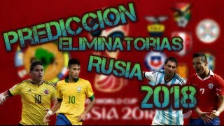 predicción eliminatorias Rusia 2018 [upl. by Macario]