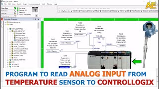 Online  Read Analog Input From Temperature Transmitter To PLC Controllogix  Rockwell Automation [upl. by Irehc550]