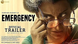 Emergency Movie Trailer  Announcement  Kangana Ranaut  Anupam Kher  Emergency Movie Release Date [upl. by Elatnahc579]