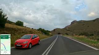 Driving in Greece from Farsala Larissa to Domokos Fthiotida [upl. by Shayne915]