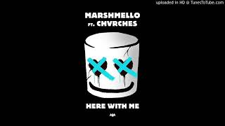 Marshmello  Here With Me ft CHVRCHES Instrumental [upl. by Semela]