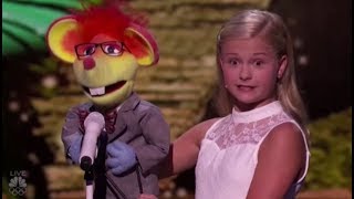 Darci Lynnes New Singing Puppet Has a Romantic CRUSH on Mel B  Americas Got Talent [upl. by O'Neil]