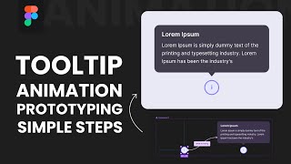 Figma Tooltip Prototyping Animation Tutorial Create Interactive Tooltips with Overlays  Ui Design [upl. by Samira]