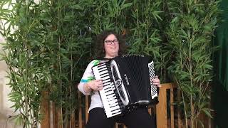 Bernadette  quotVolare Nel Blu Di Pinto Di Bluquot for accordion [upl. by Kiernan492]