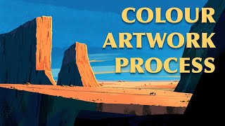 Colour Artworking Process  Wild West [upl. by Nelav737]