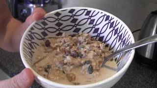 Vegan Meal Prep Breakfast  Bircher Muesli [upl. by Adnih271]