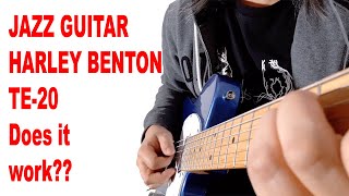 Jazz Guitar Harley Benton te 20 demo iReal Pro demo [upl. by Lotus614]