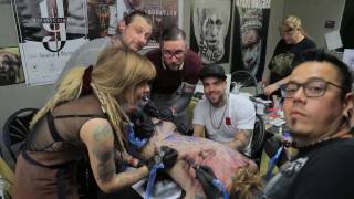 London Tattoo Convention 2016  Killer Ink Tattoo [upl. by Ddarb]