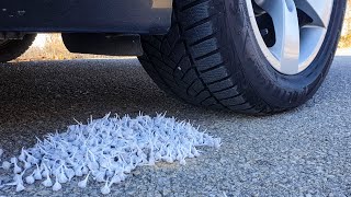 Crushing Crunchy amp Soft Things by Car EXPERIMENT CAR vs SNAPPERS FIRECRACKERS [upl. by Trista]